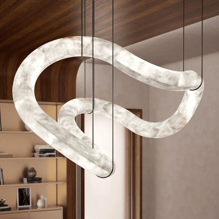 Erya Alabaster Pendant Light-Neutral Decor
