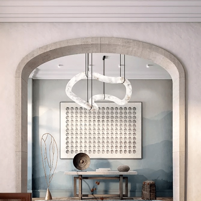 Erya Alabaster Pendant Light-Neutral Decor