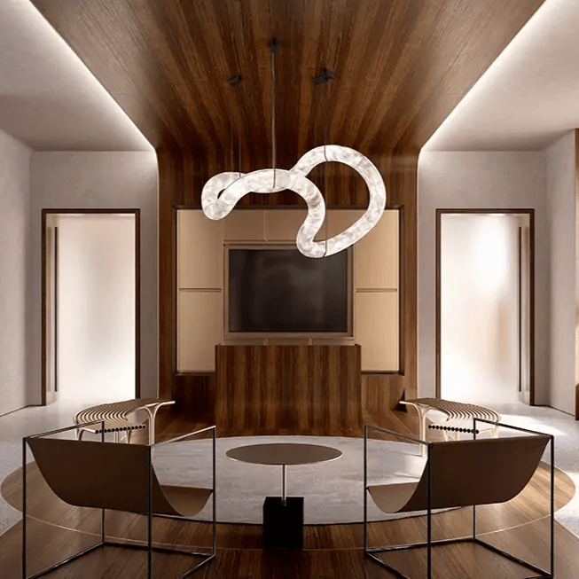Erya Alabaster Pendant Light-Neutral Decor