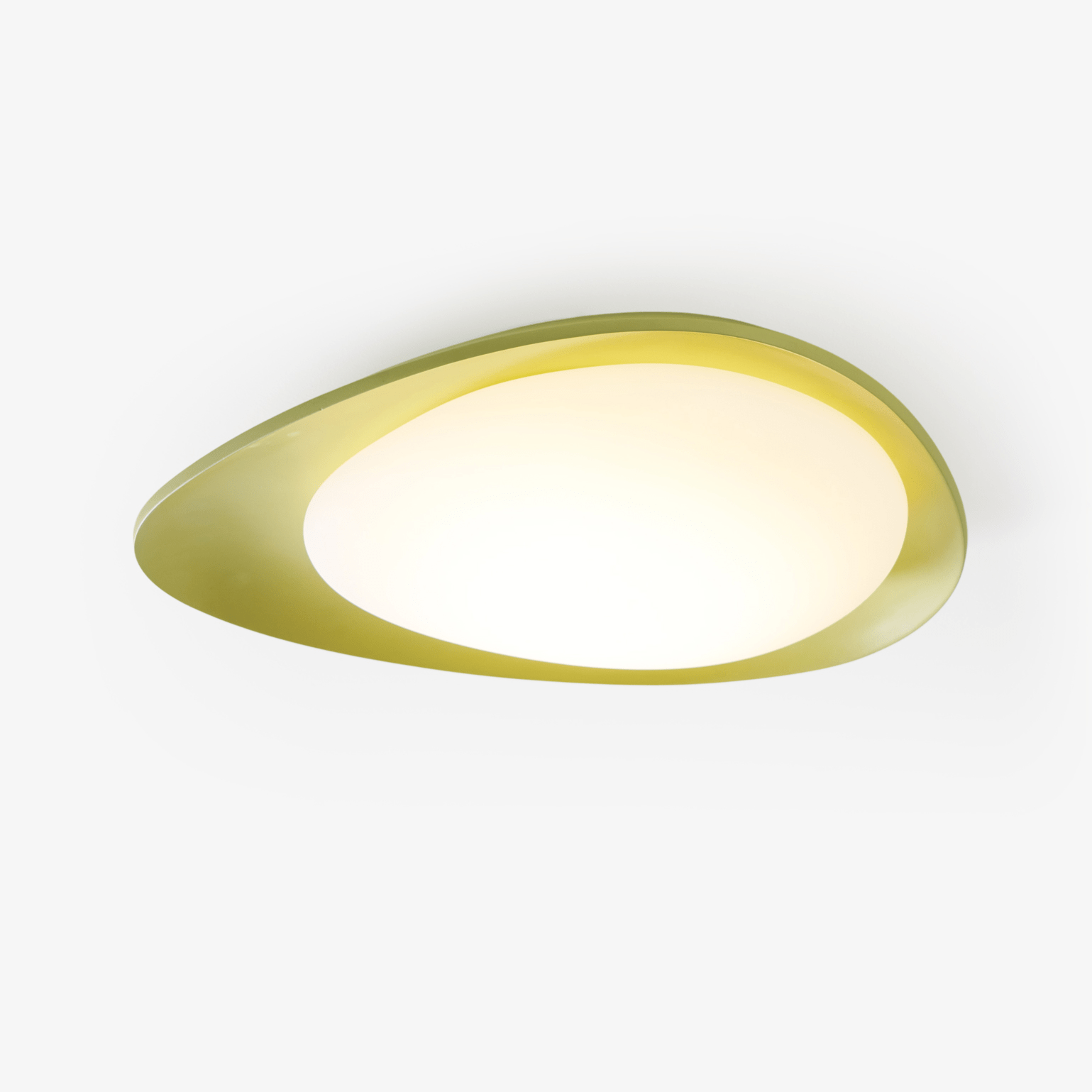 Poe Pendant Lamp Resin Oval Soft Contemporary-Neutral Decor