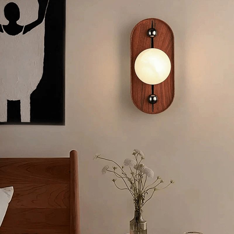 Orlin Alabaster Wall Sconce-Neutral Decor