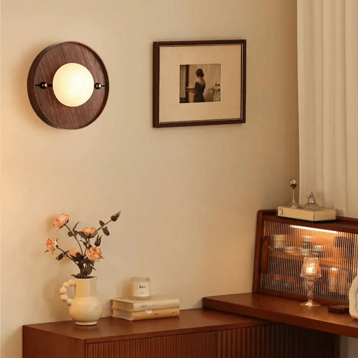Orlin Alabaster Wall Sconce-Neutral Decor