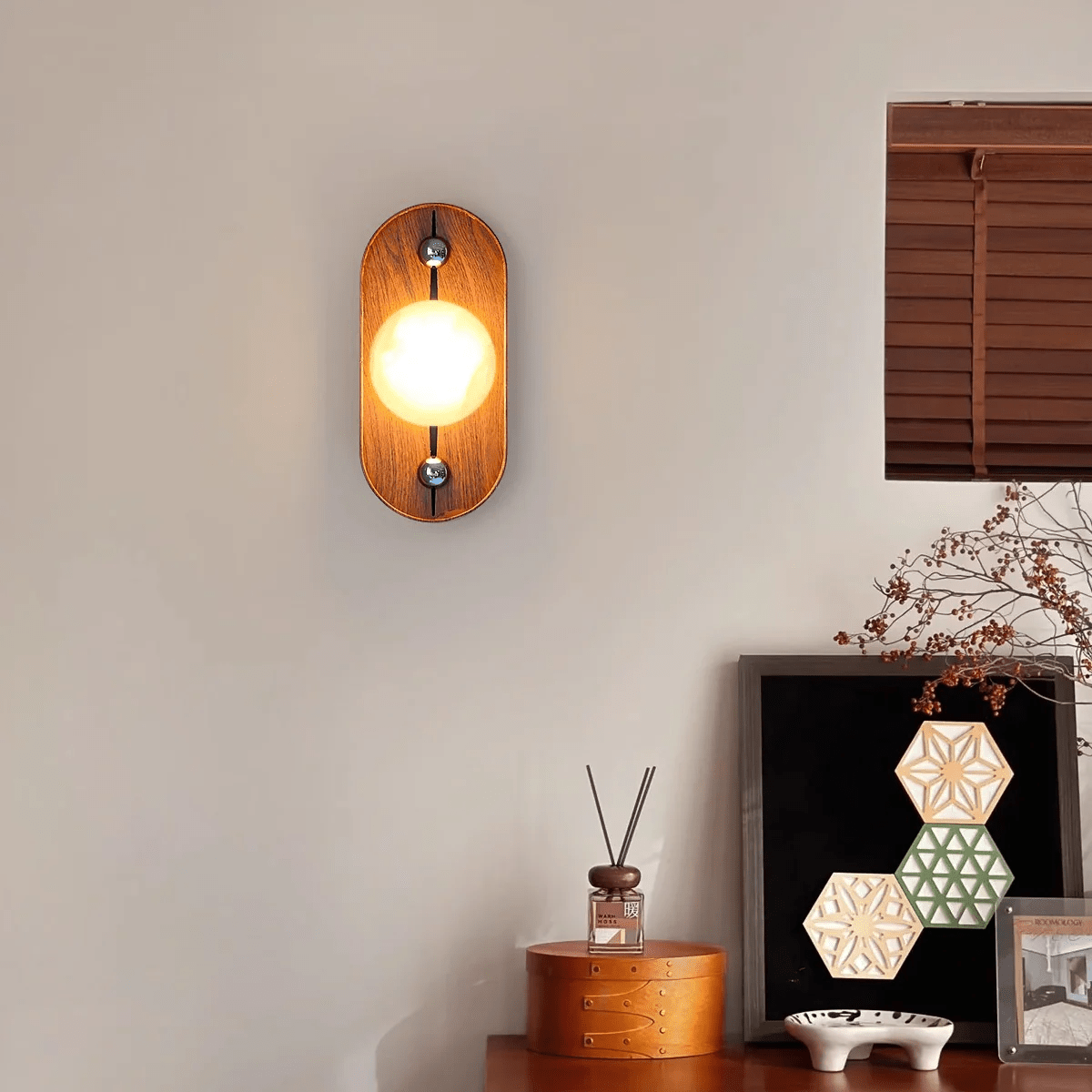 Orlin Alabaster Wall Sconce-Neutral Decor