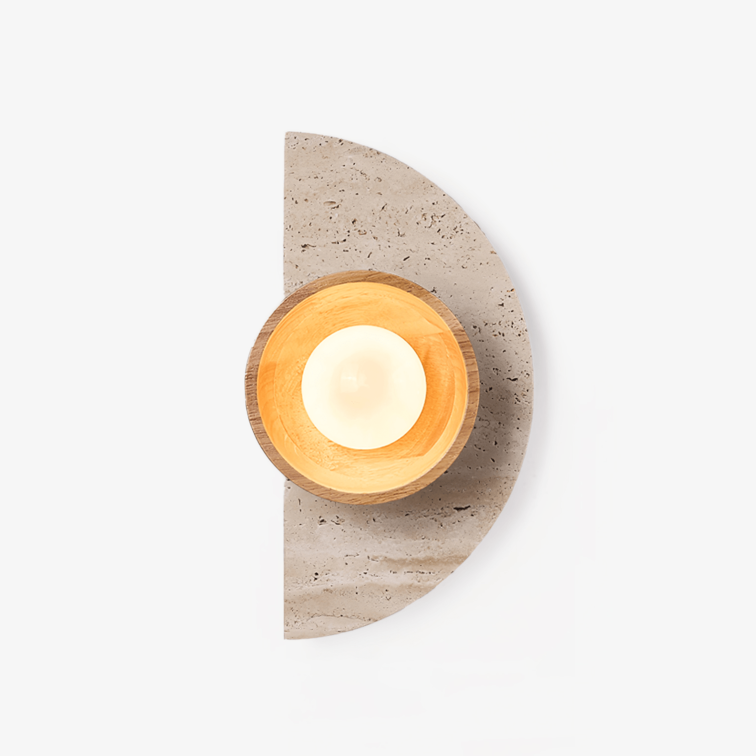 Seraphina Travertine Wall Light-Neutral Decor