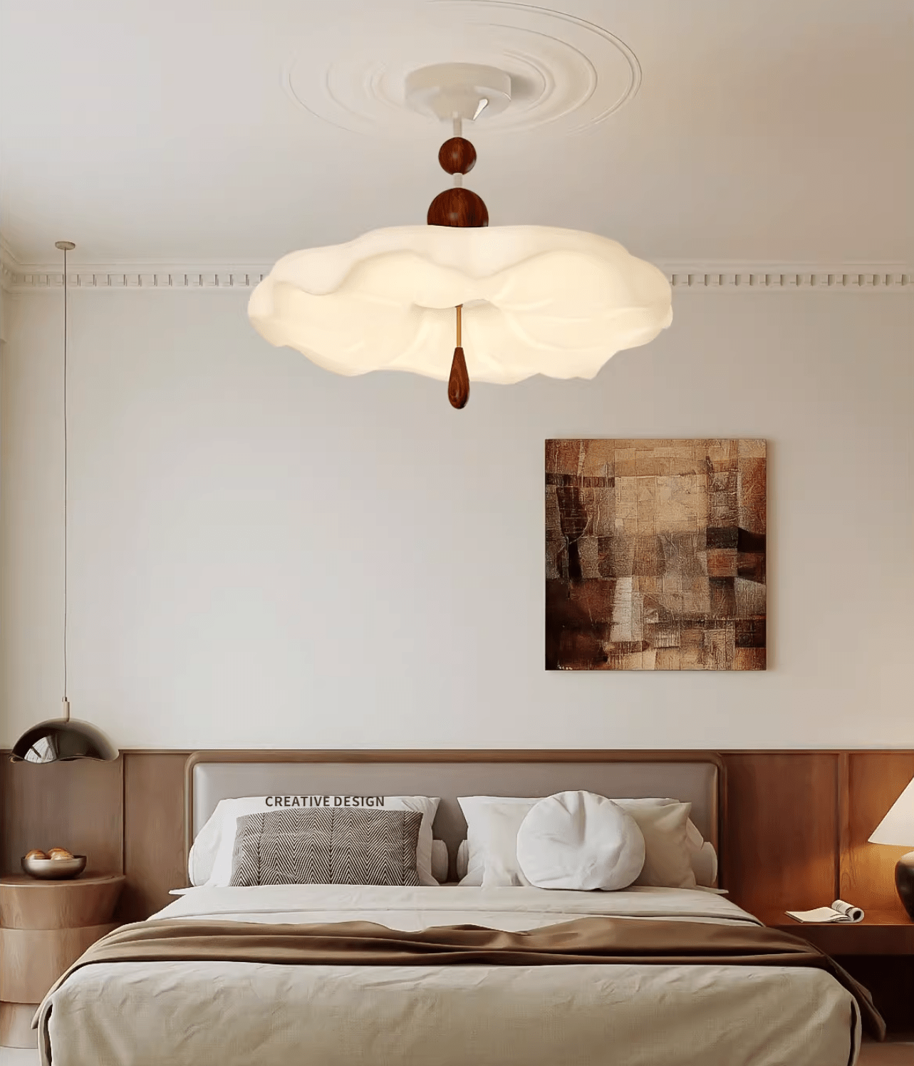 Eluvio Bloom Ceiling Light-Neutral Decor