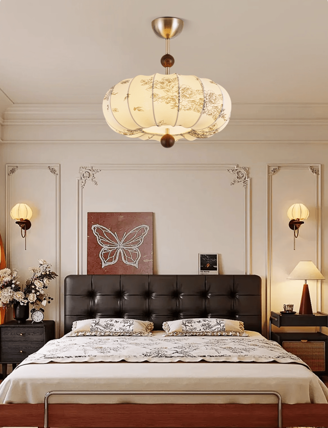 Gia Lantern Pendant Light-Neutral Decor
