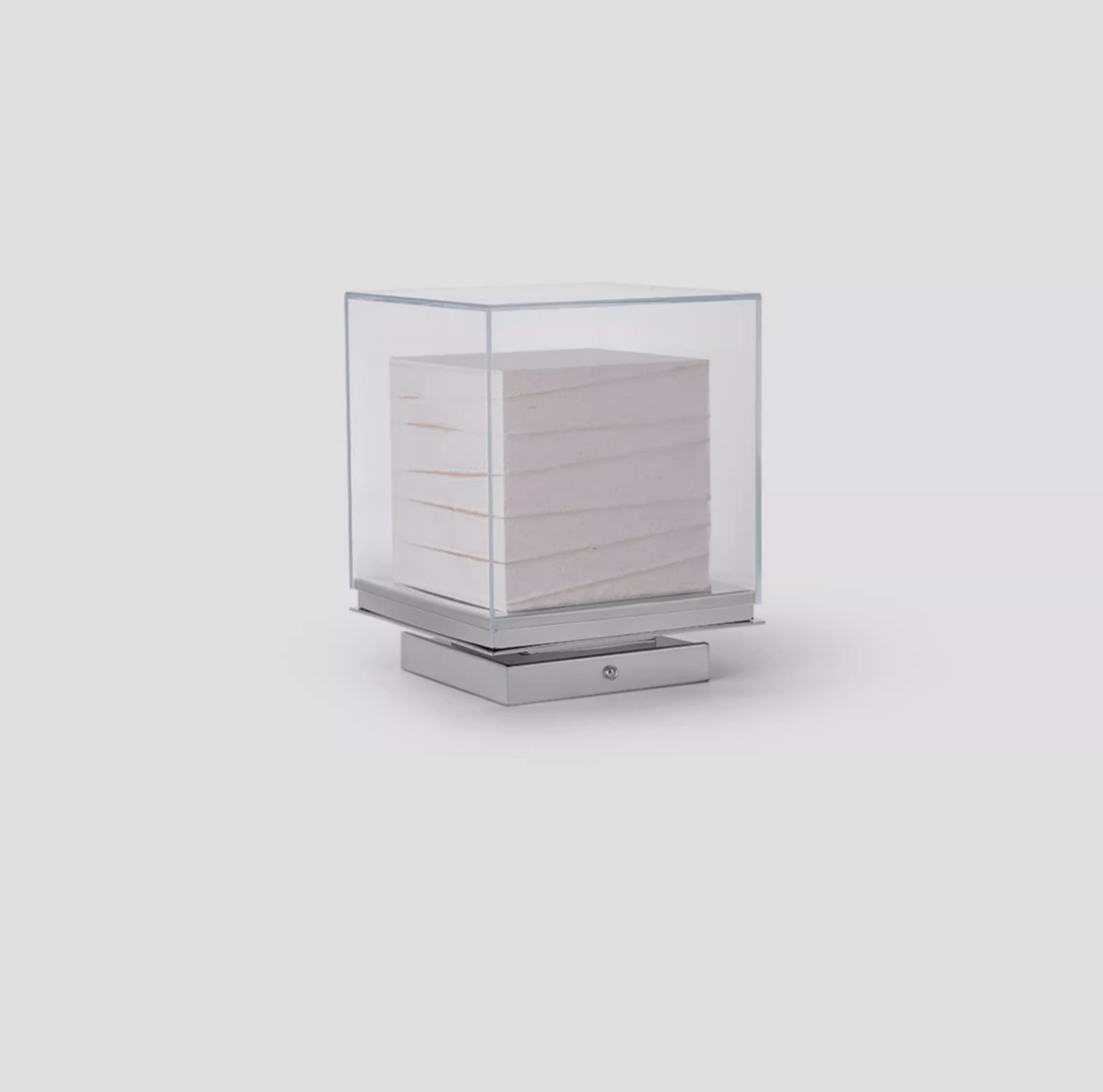 Pryn Cube Table Lamp-Neutral Decor