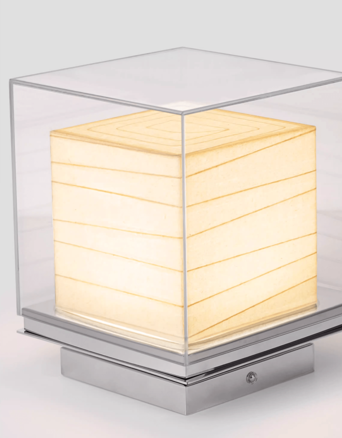 Pryn Cube Table Lamp-Neutral Decor