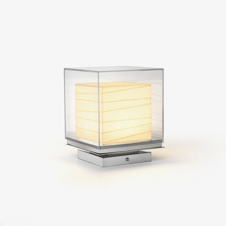 Pryn Cube Table Lamp-Neutral Decor