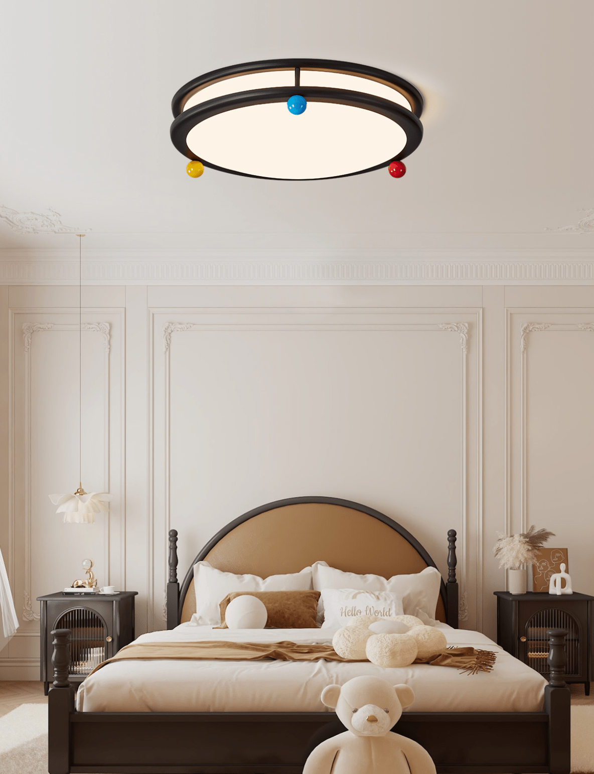 Irlvex Memphis Ceiling Light-Neutral Decor