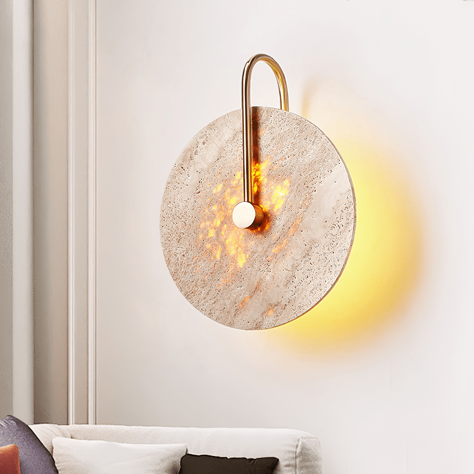 Berylx Hook Wall Lamp-Neutral Decor