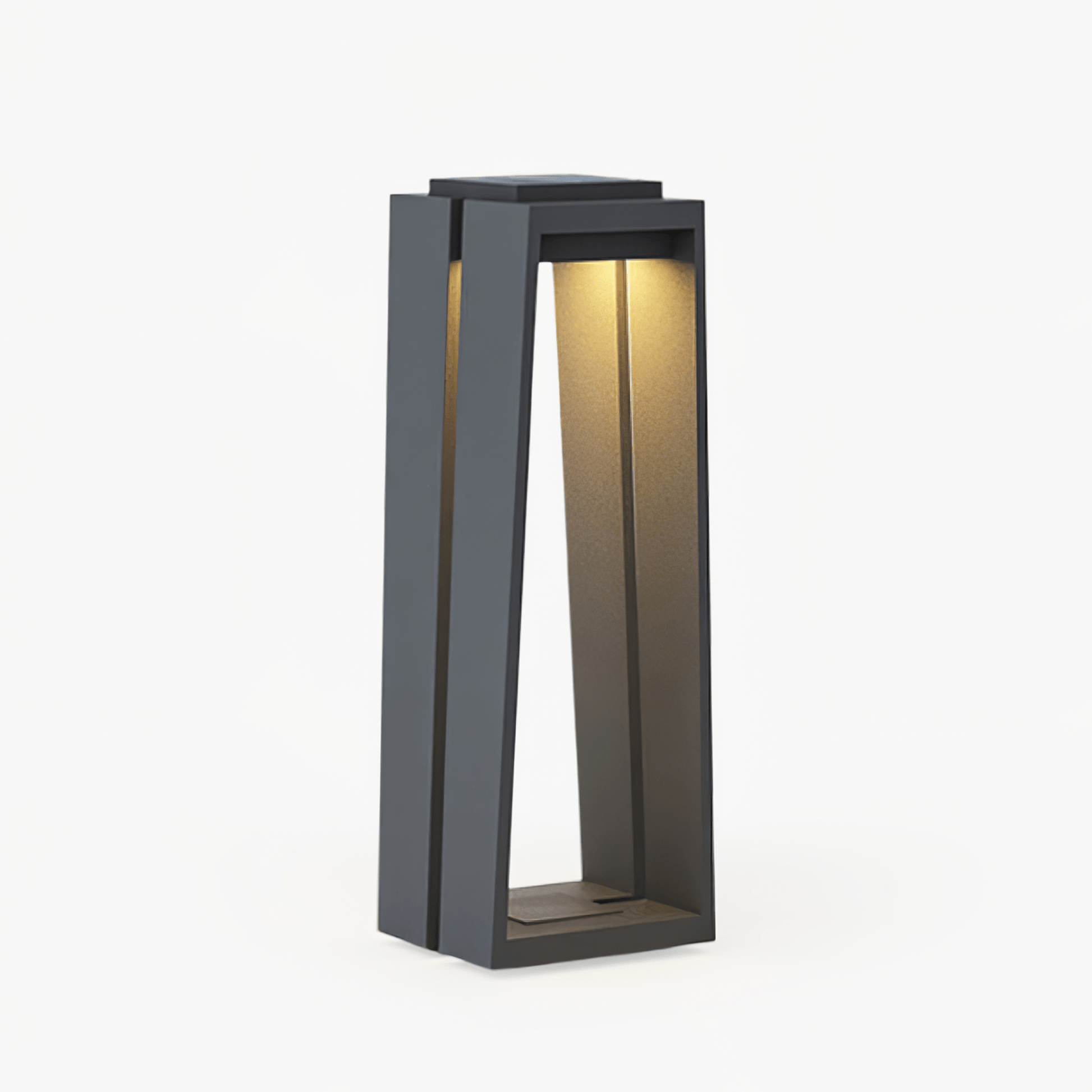Kovara Solar Outdoor Bollard Light-Neutral Decor
