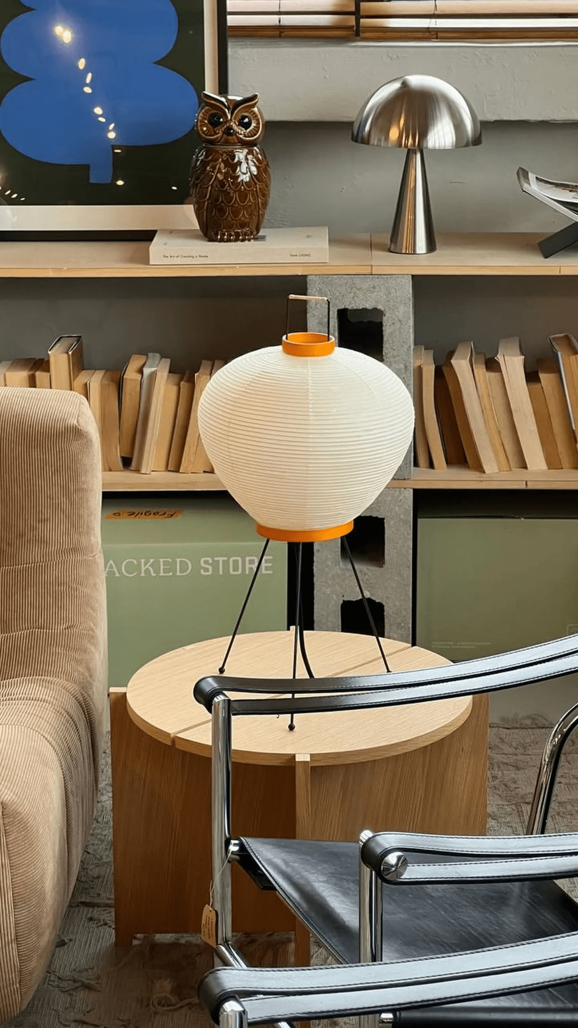 Elston Paper 3A/9A Table Lamp-Neutral Decor