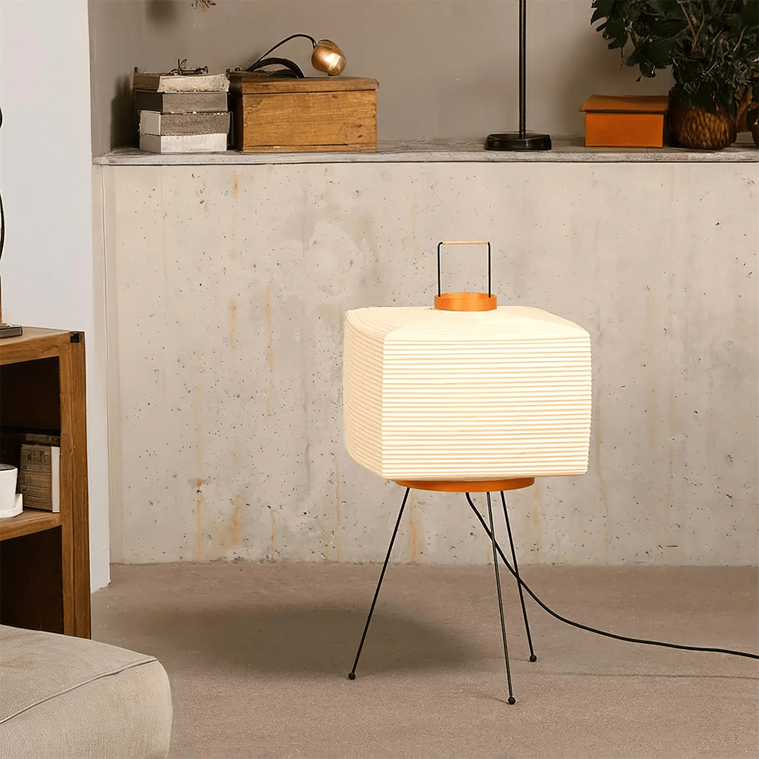 Elston Paper 3A/9A Table Lamp-Neutral Decor
