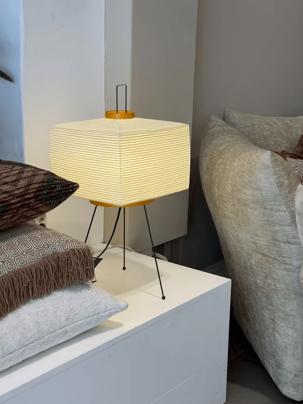 Elston Paper 3A/9A Table Lamp-Neutral Decor