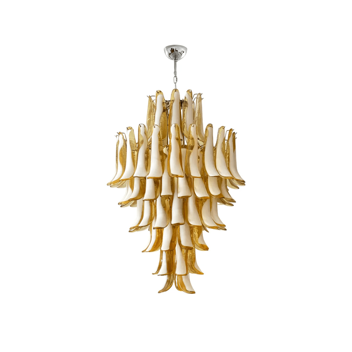 Tessa Glass Petals Pendant Lamp-Neutral Decor
