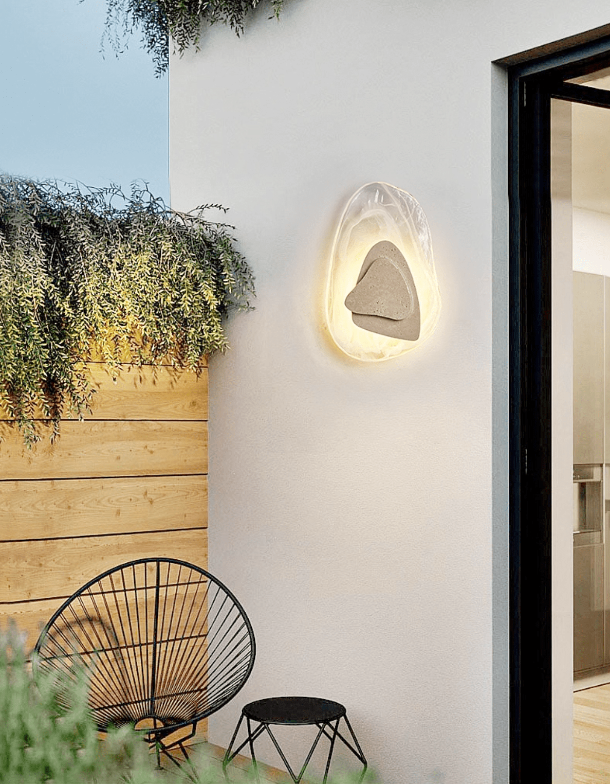 Prelit Sconce-Neutral Decor