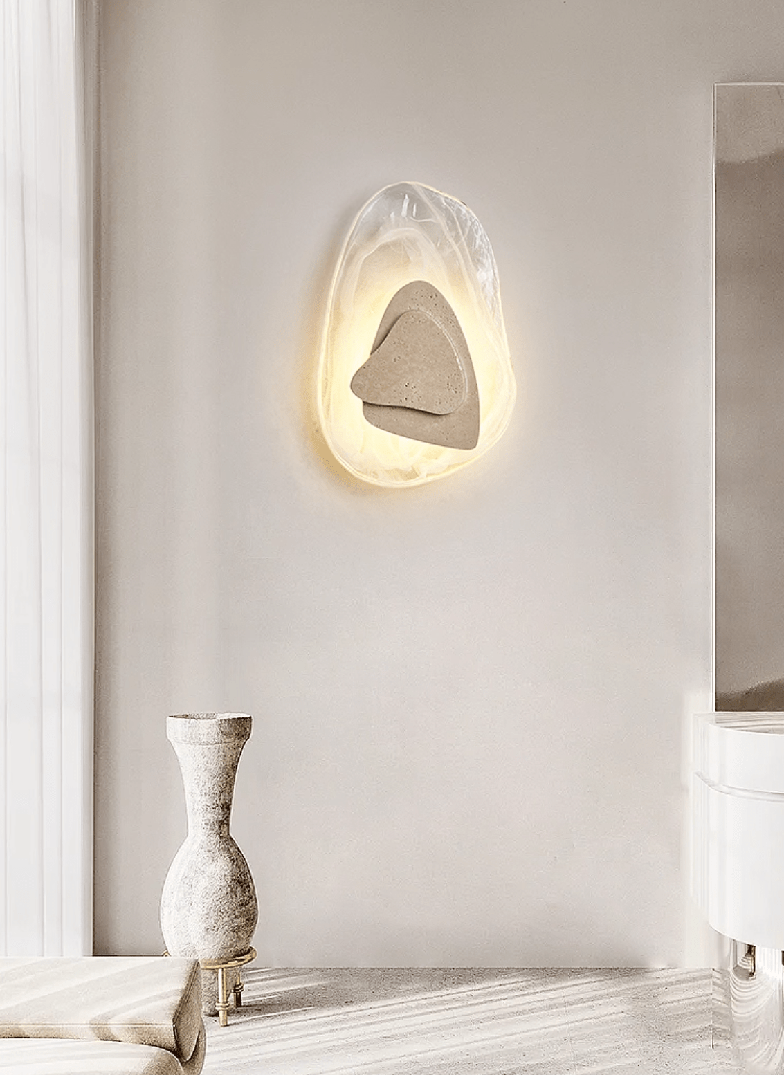 Prelit Sconce-Neutral Decor