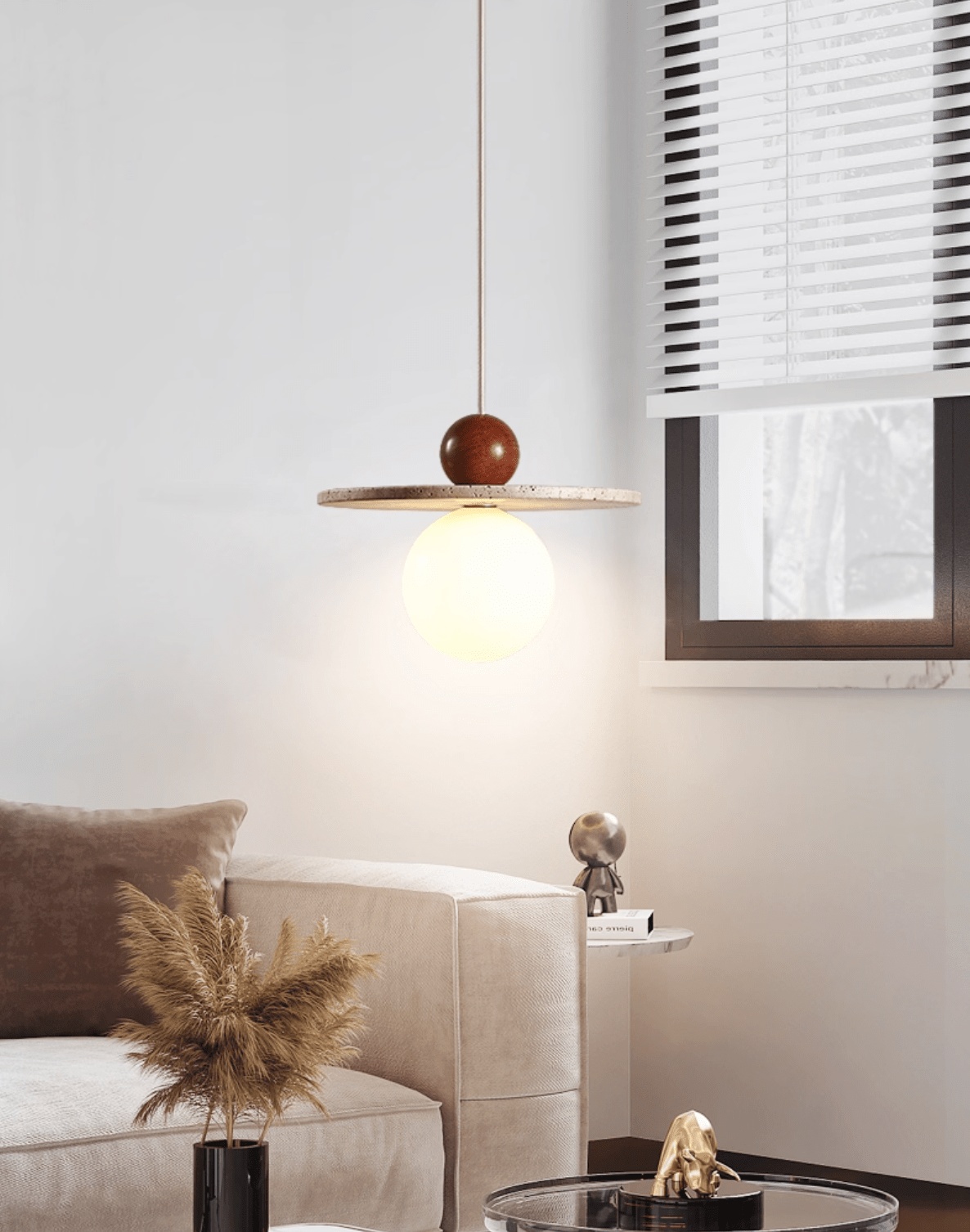 Vorelia Pendant Lamp-Neutral Decor