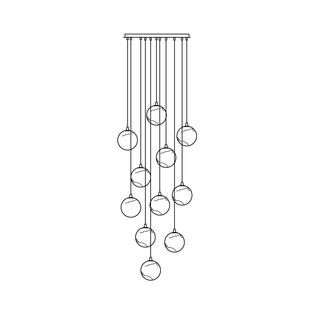 Sultana Alabaster Cluster Chandelier-Neutral Decor