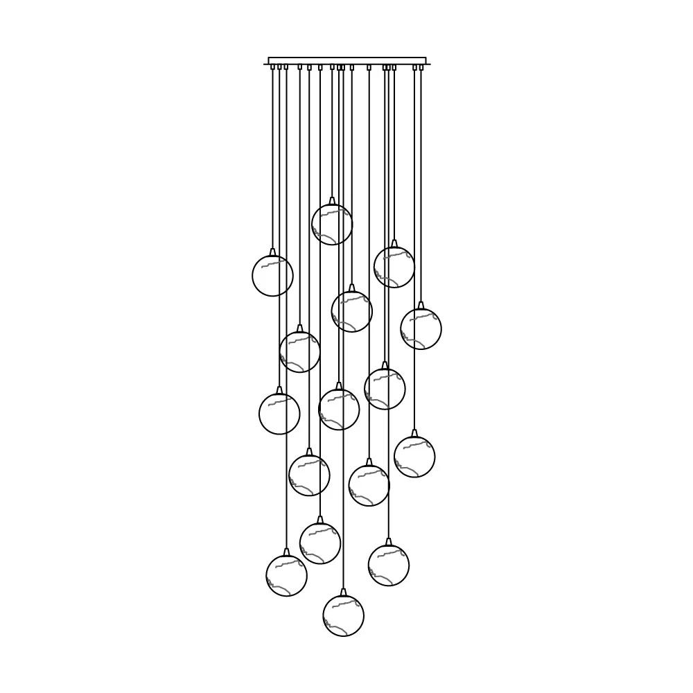 Sultana Alabaster Cluster Chandelier-Neutral Decor