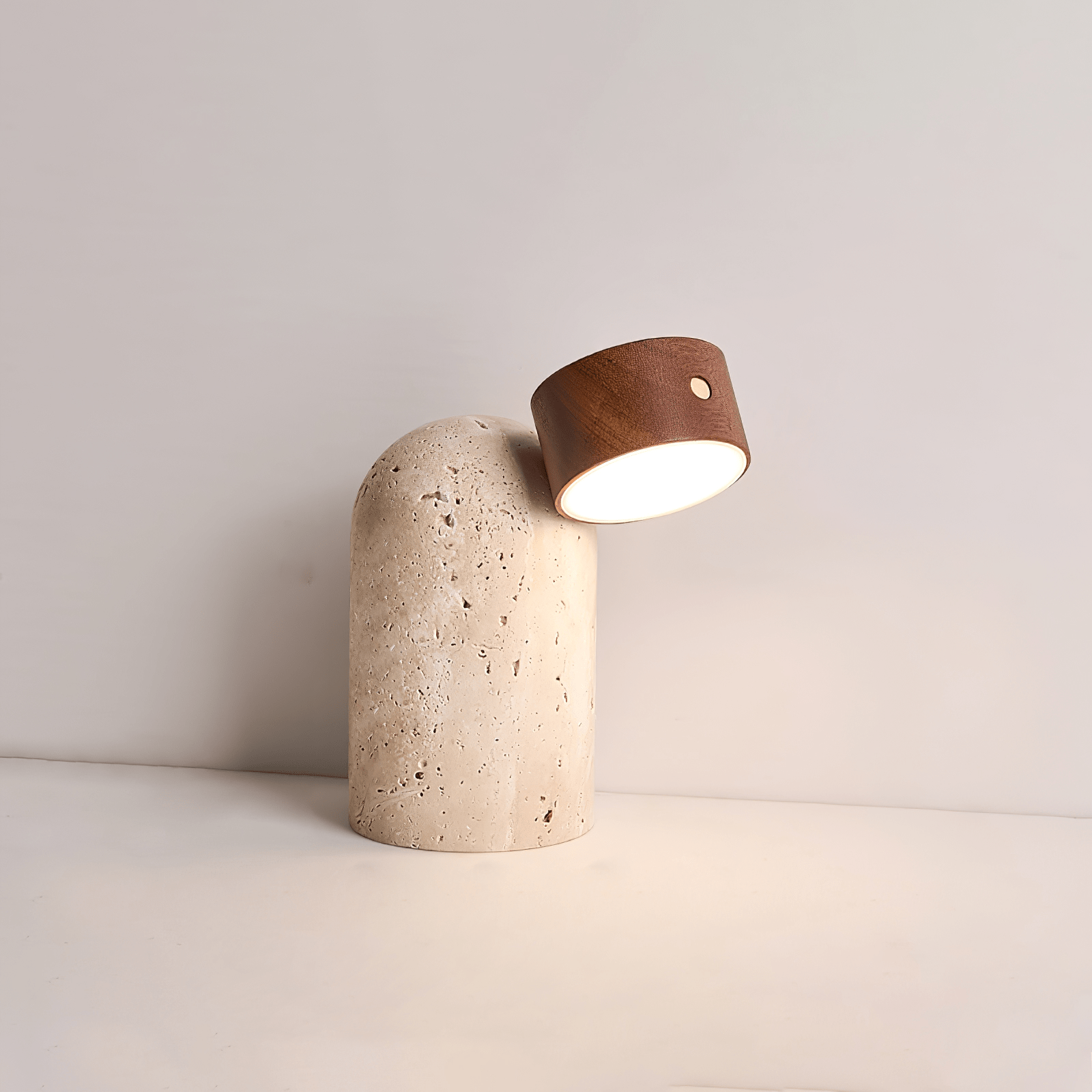 Yorvik Stone Table Lamp-Neutral Decor