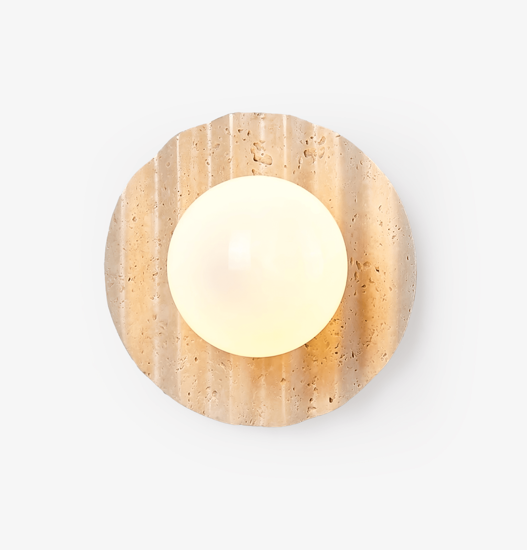 Aluk Travertine Wall Light-Neutral Decor