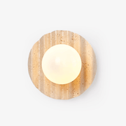 Aluk Travertine Wall Light-Neutral Decor