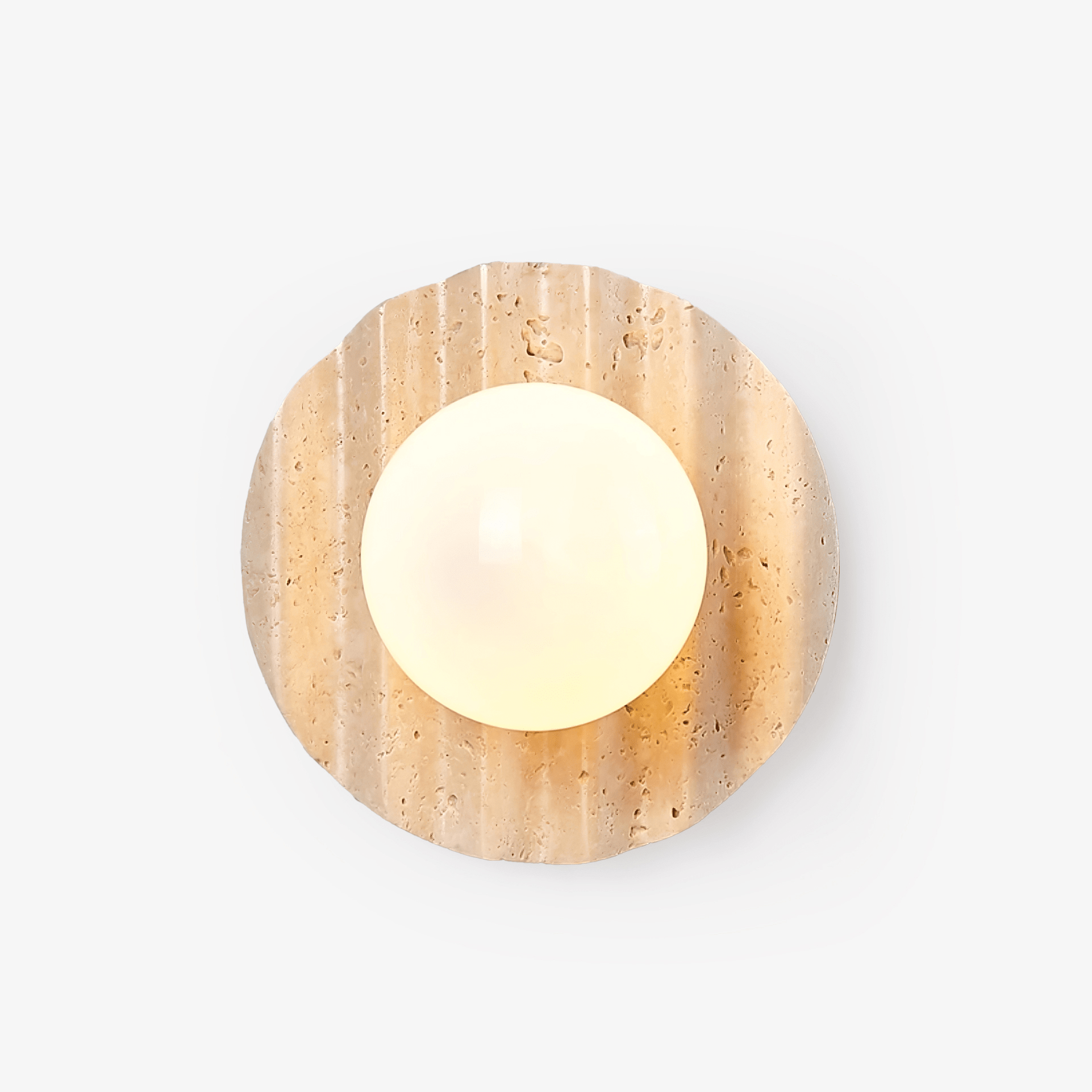 Aluk Travertine Wall Light-Neutral Decor