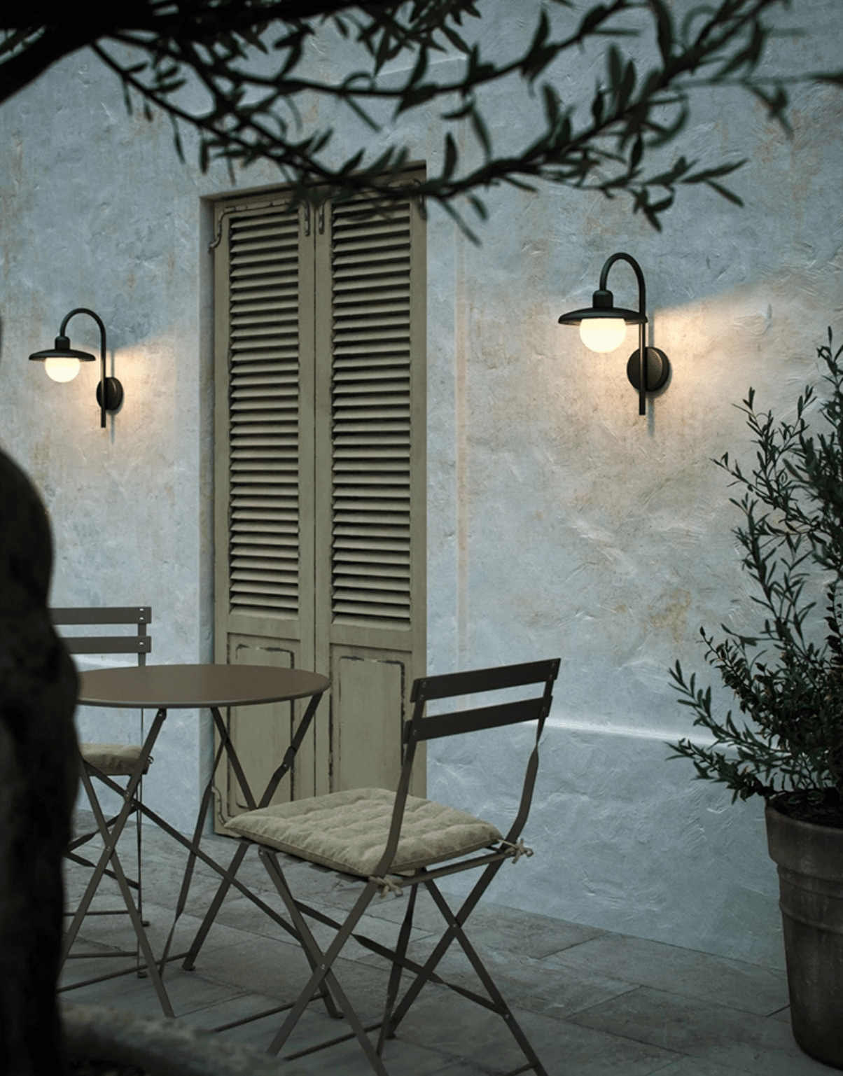 Elle Outdoor Wall Light-Neutral Decor