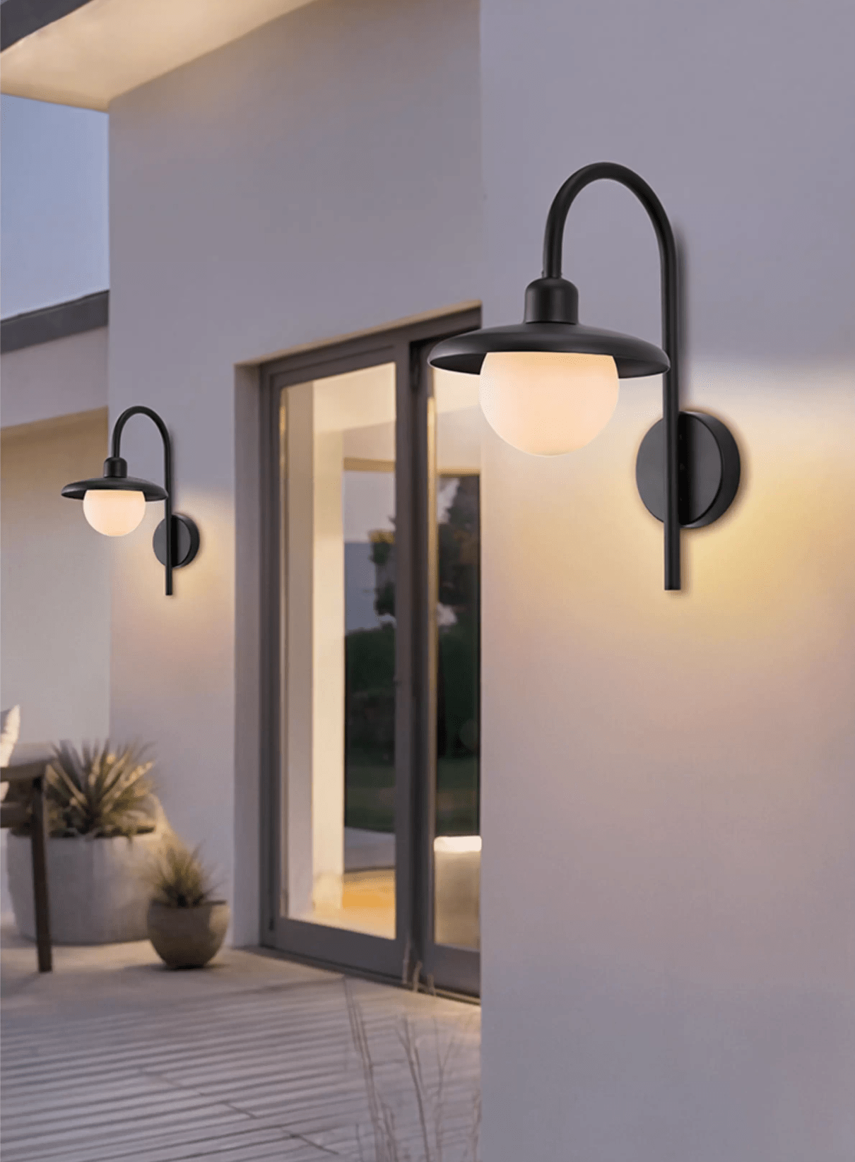 Elle Outdoor Wall Light-Neutral Decor