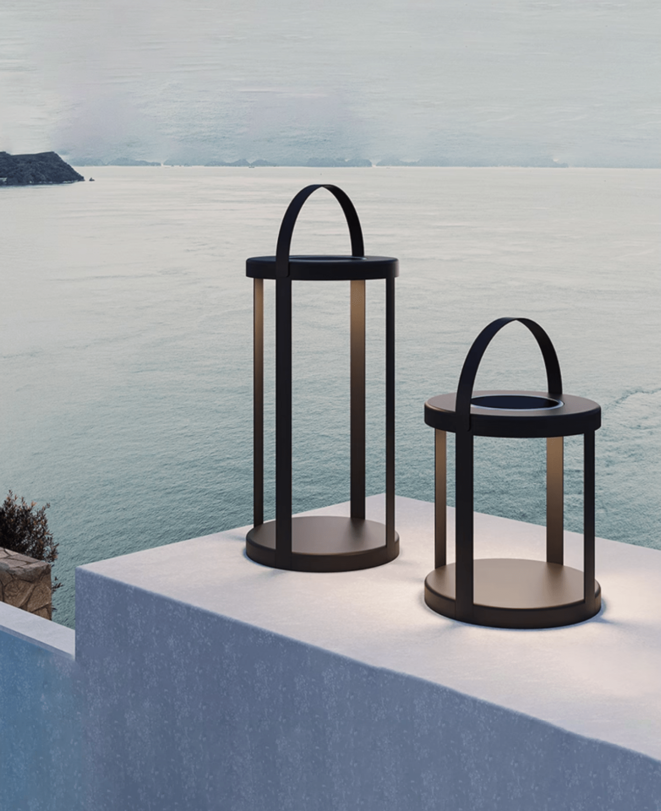 Thea Lantern Outdoor Light-Neutral Decor