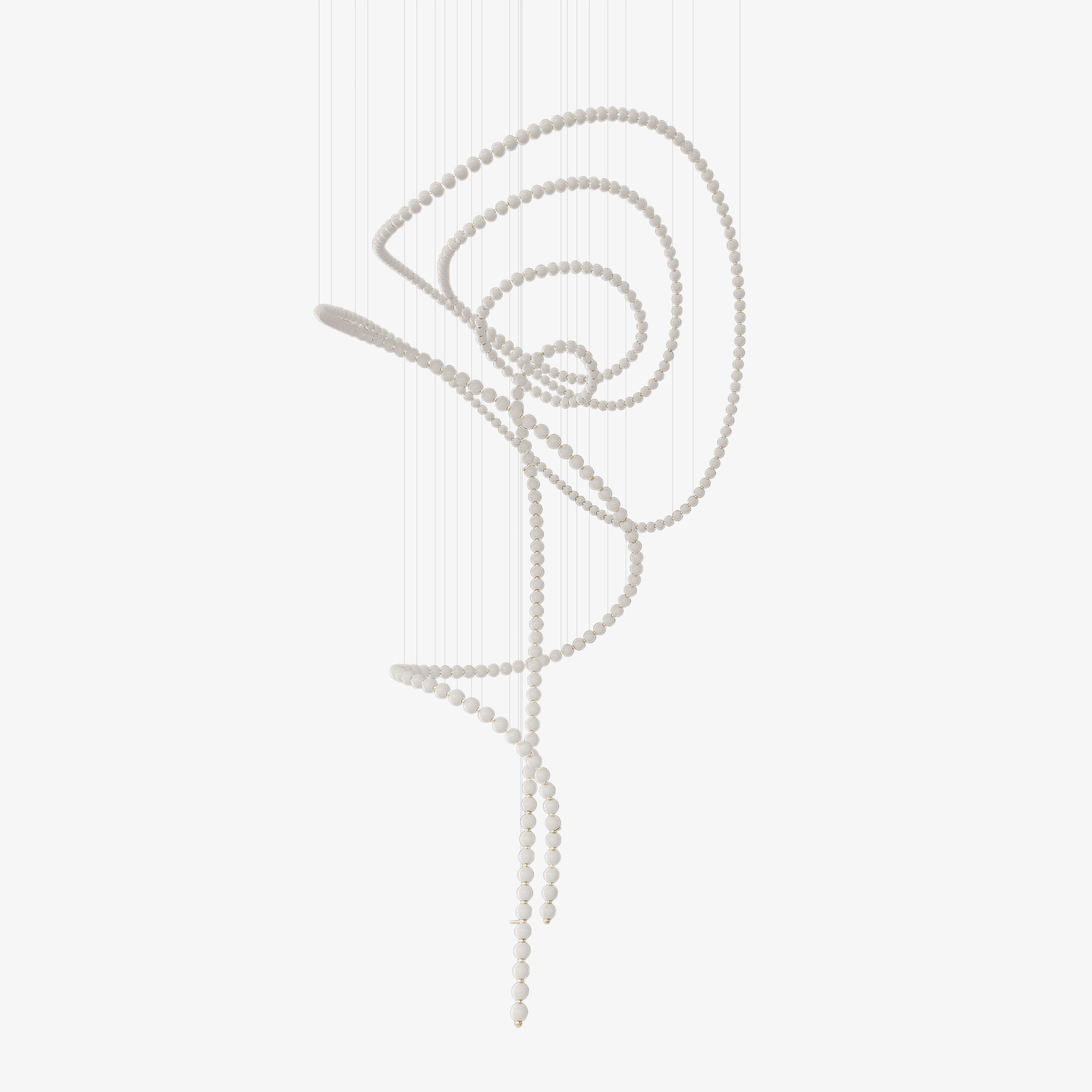 Pearl Drop Customize Chandelier-Neutral Decor