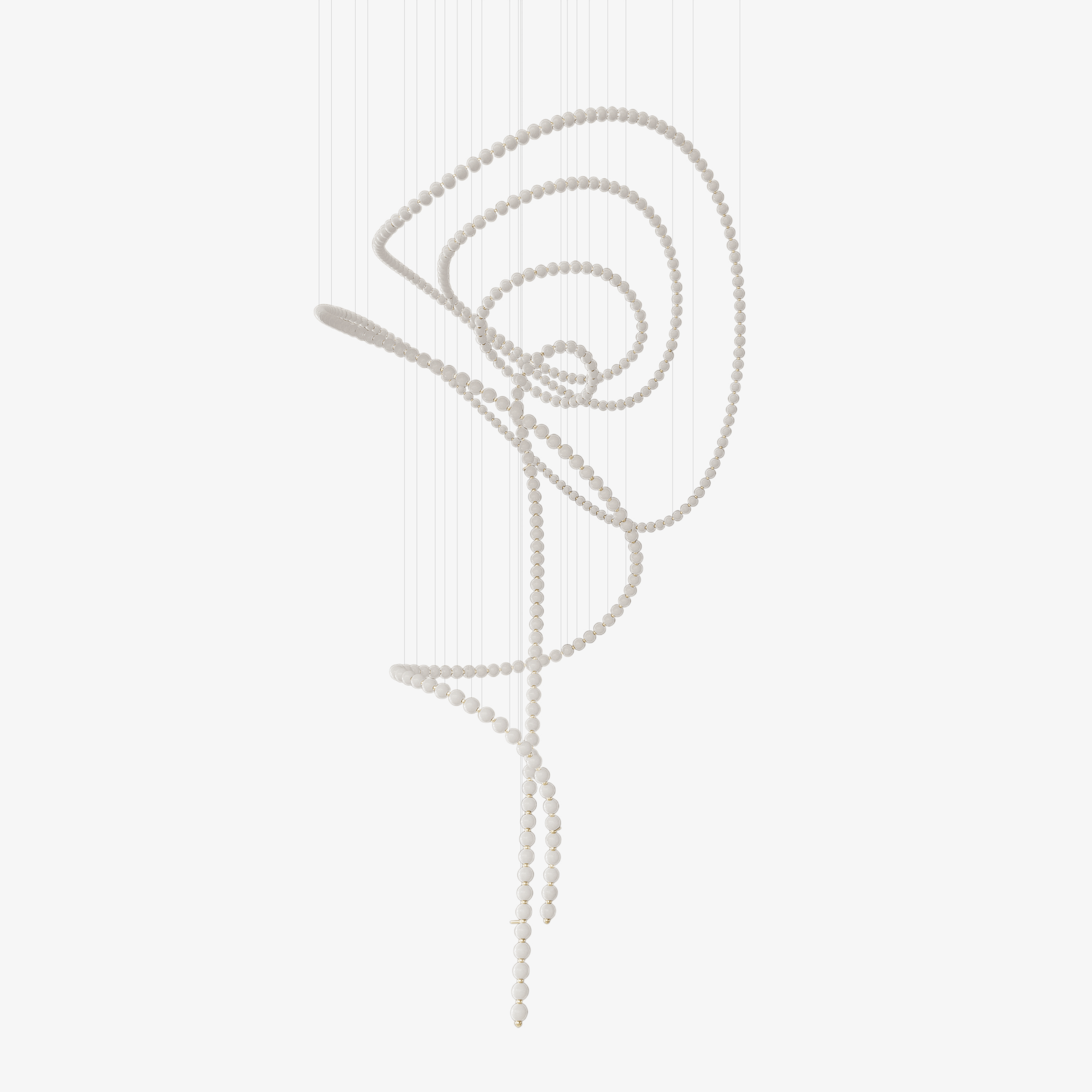 Pearl Drop Customize Chandelier-Neutral Decor