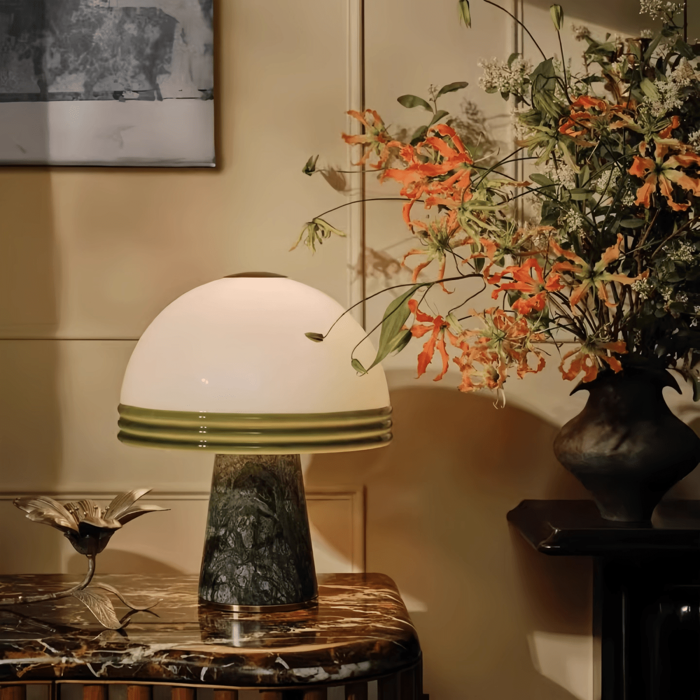 Calix Dome Table Lamp-Neutral Decor