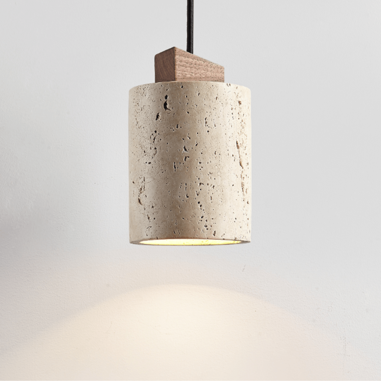 Opal Cylinder Pendant Lamp-Neutral Decor