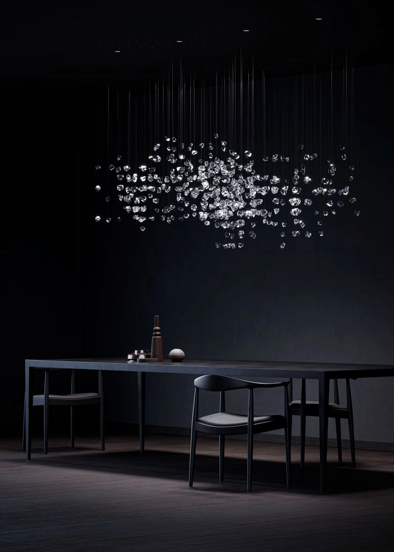 Raw Crystal Customize Chandelier-Neutral Decor