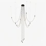Multidot Chandelier-Neutral Decor