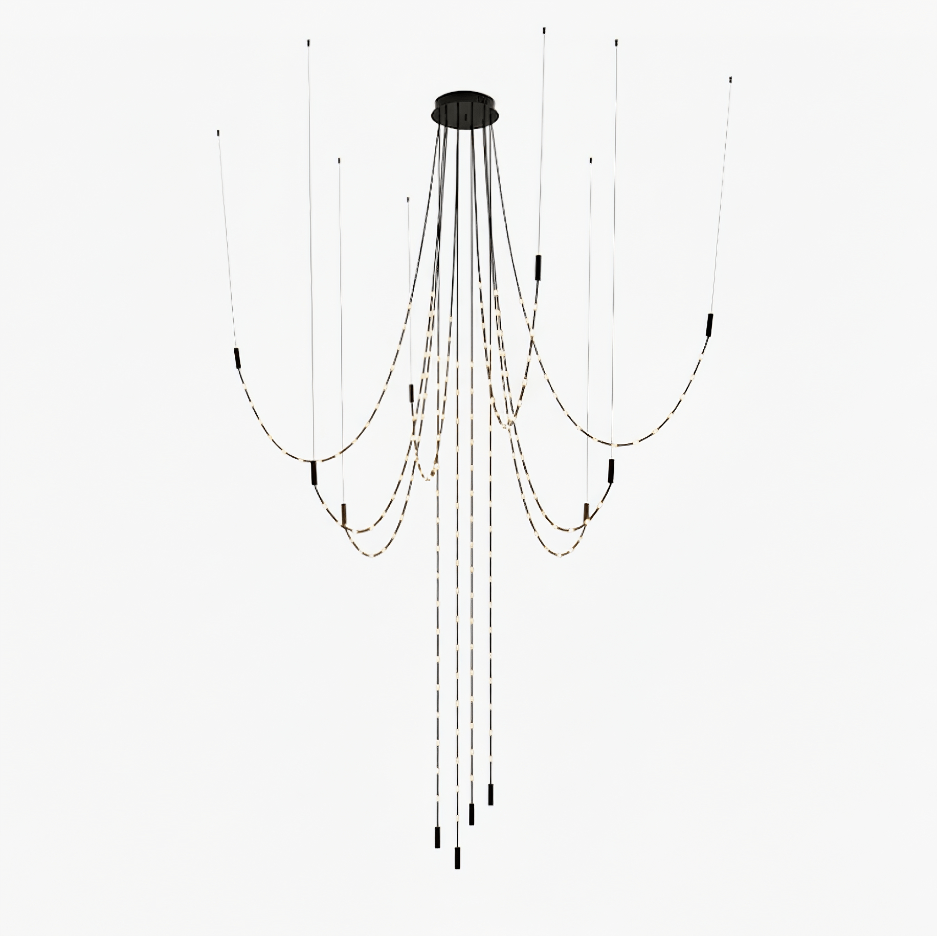 Multidot Chandelier-Neutral Decor