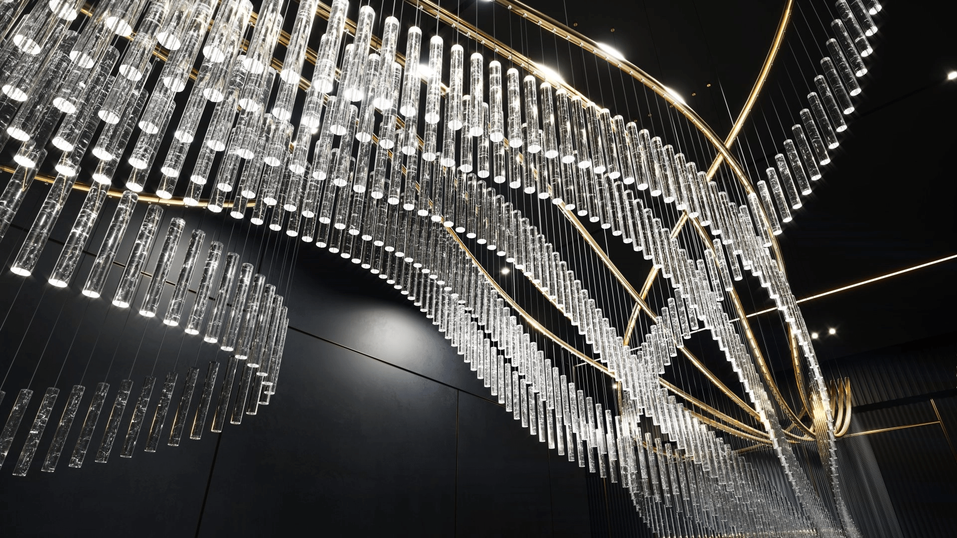 Rivella Cascade Fringe Chandelier-Neutral Decor