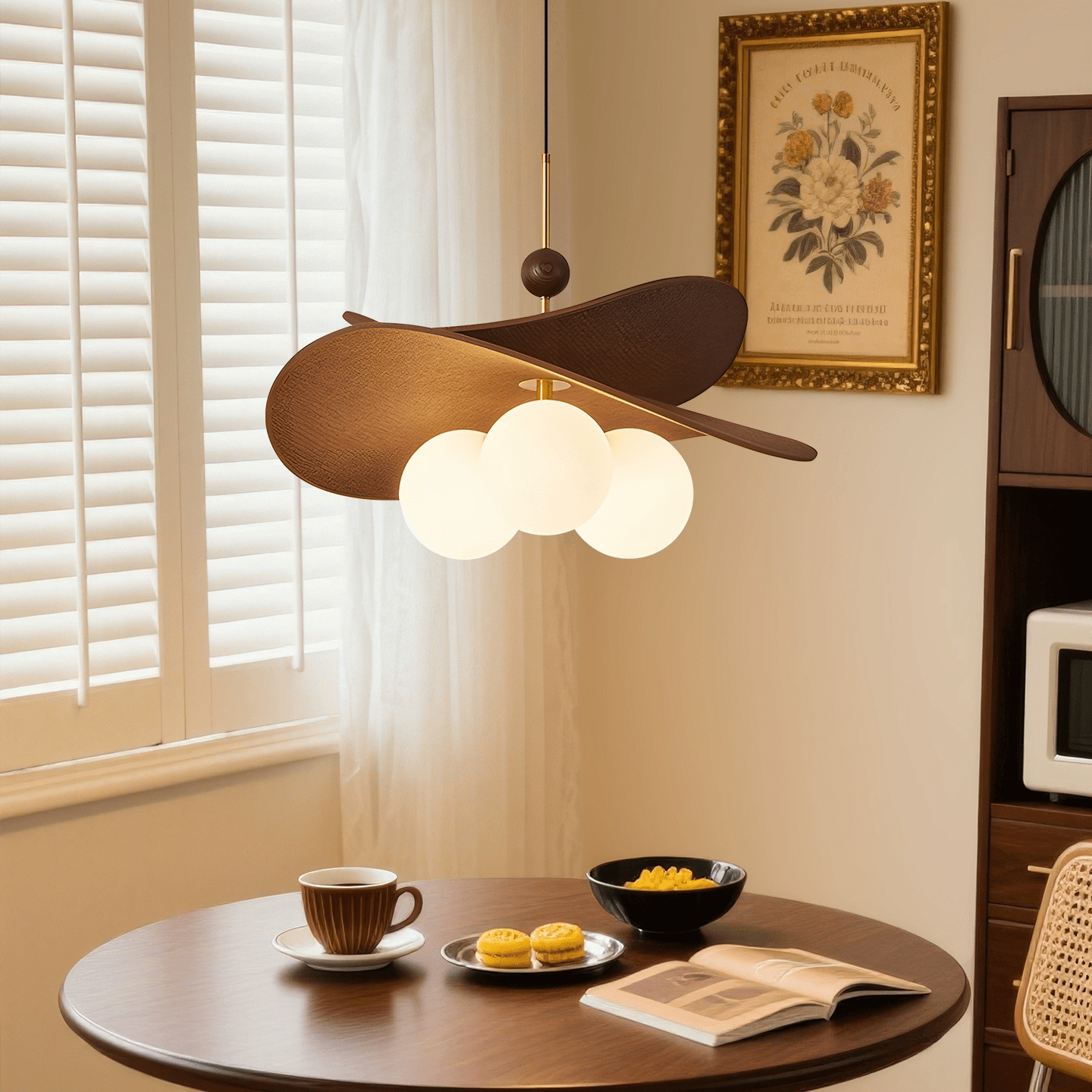 Flintis Petals Chandelier-Neutral Decor