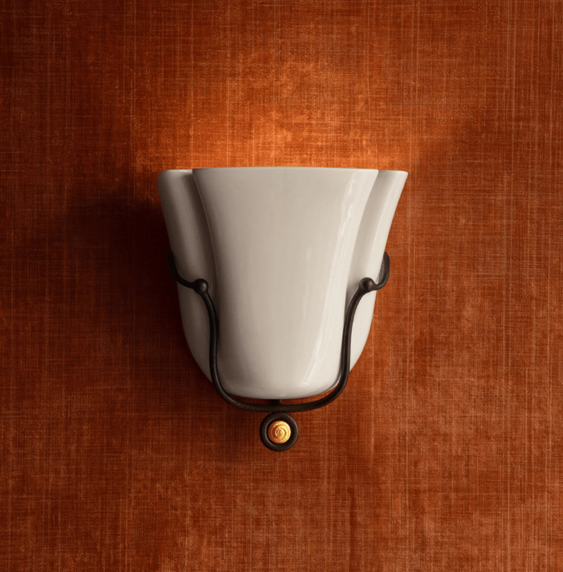 Caelion Shell Wall Sconce-Neutral Decor