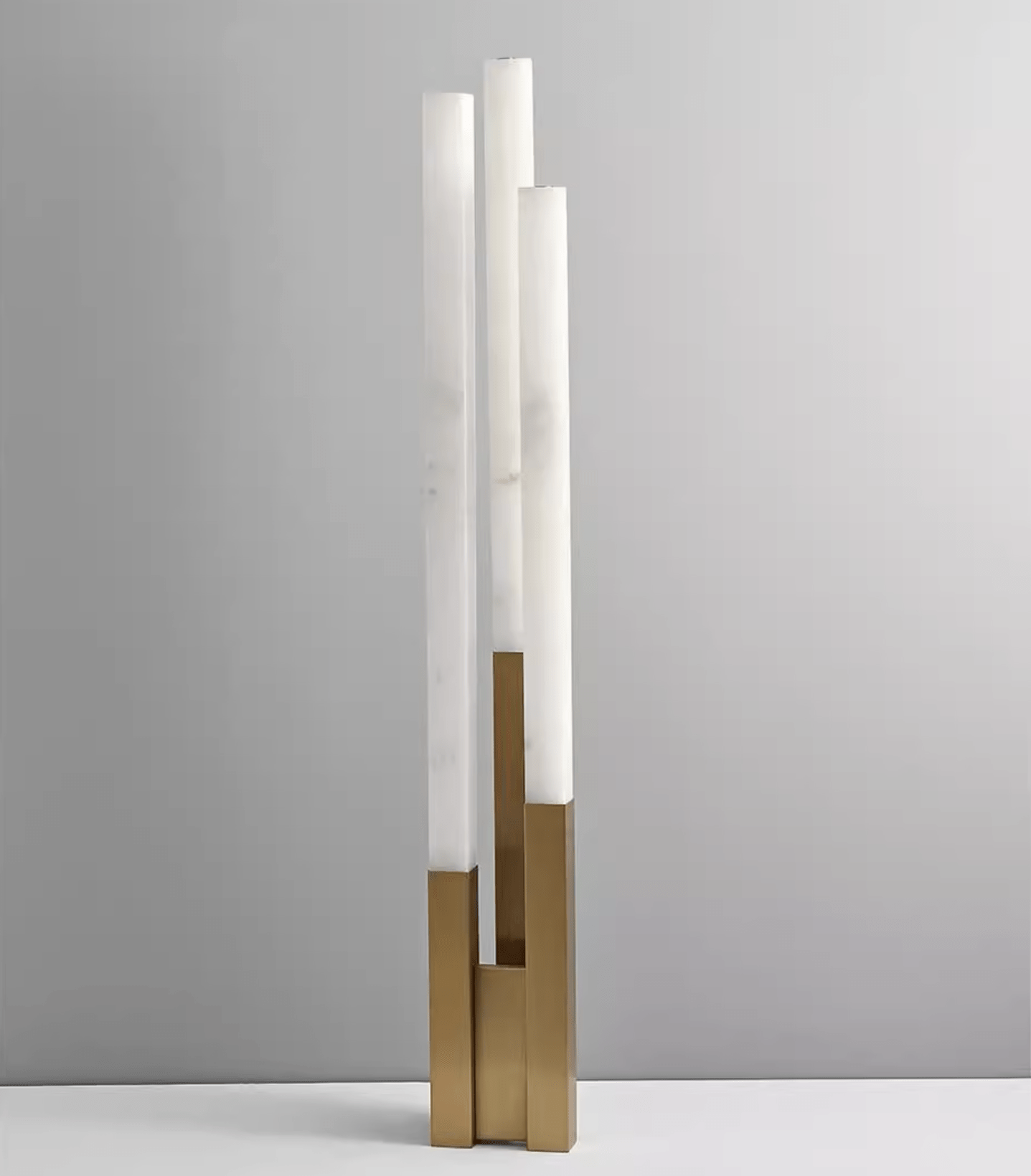 Callisto Alabaster Floor Lamp-Neutral Decor