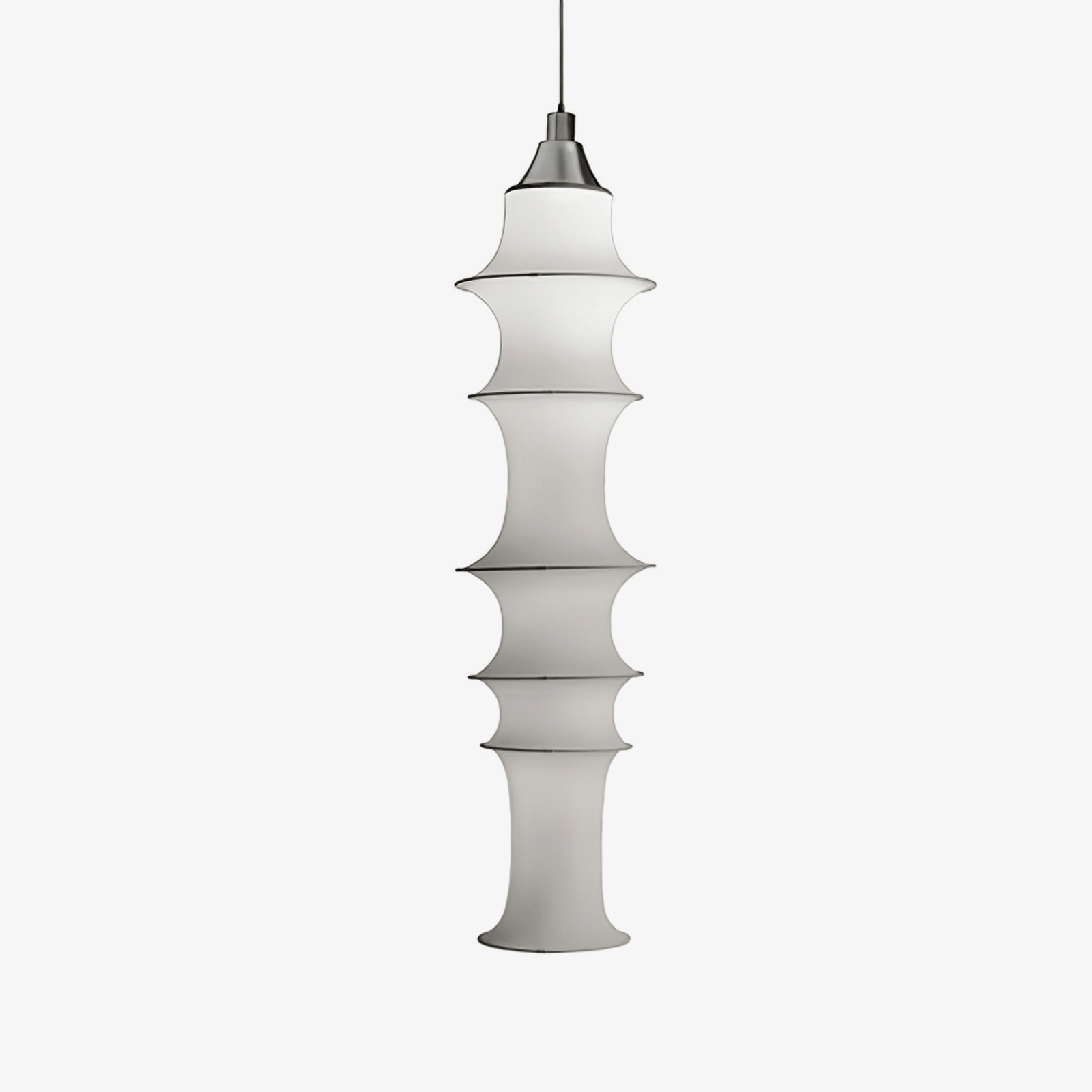 Tiered Column Pendant Light-Neutral Decor