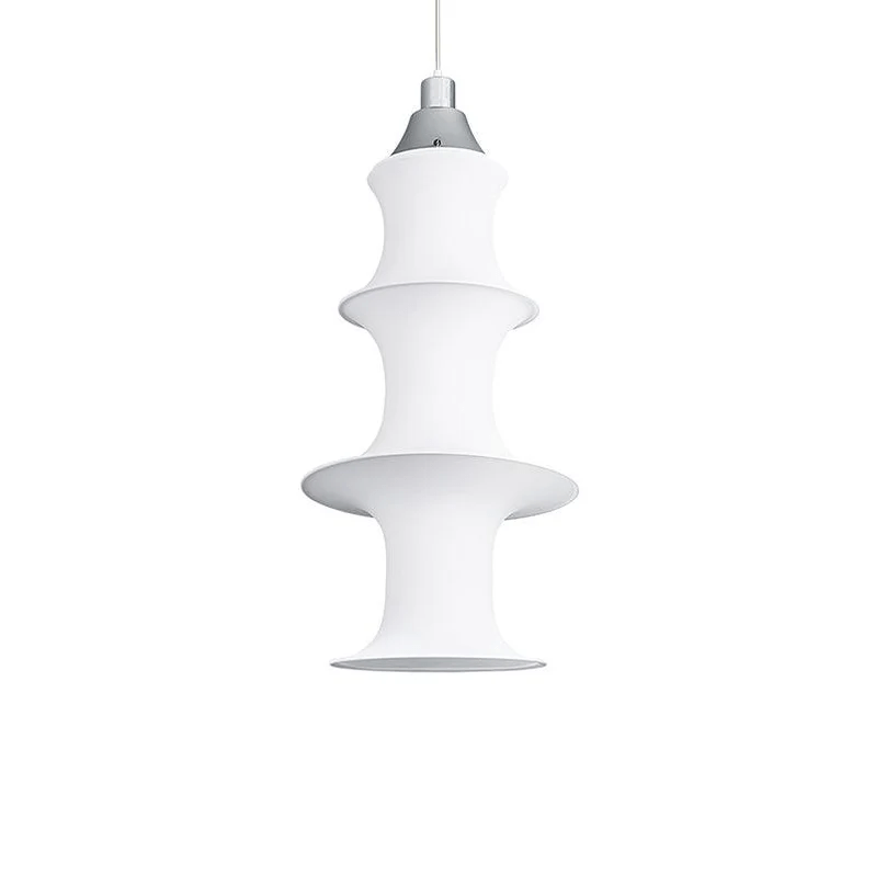 Tiered Column Pendant Light-Neutral Decor