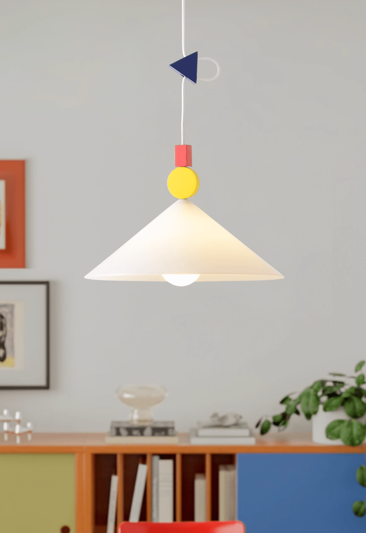 Whimsical Pendant Lamp-Neutral Decor