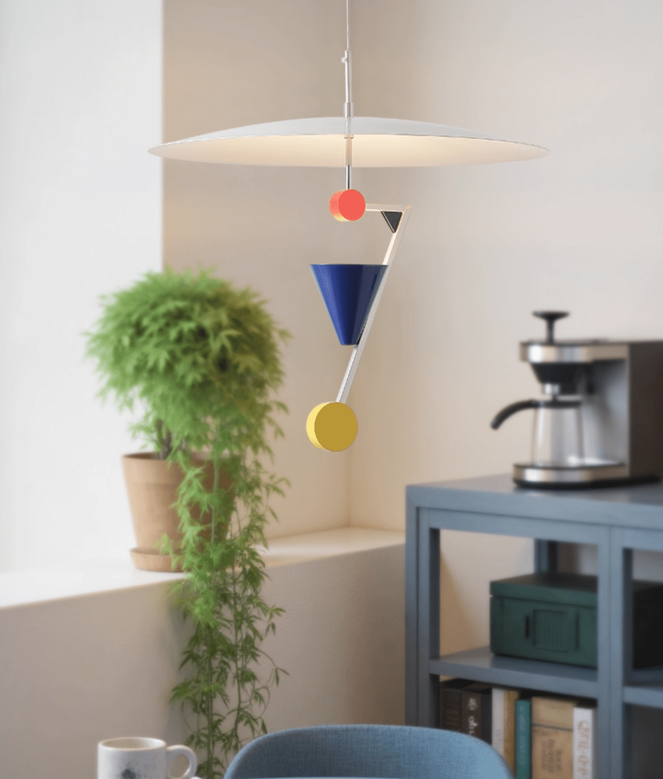 Kinetic Pendant Lamp-Neutral Decor
