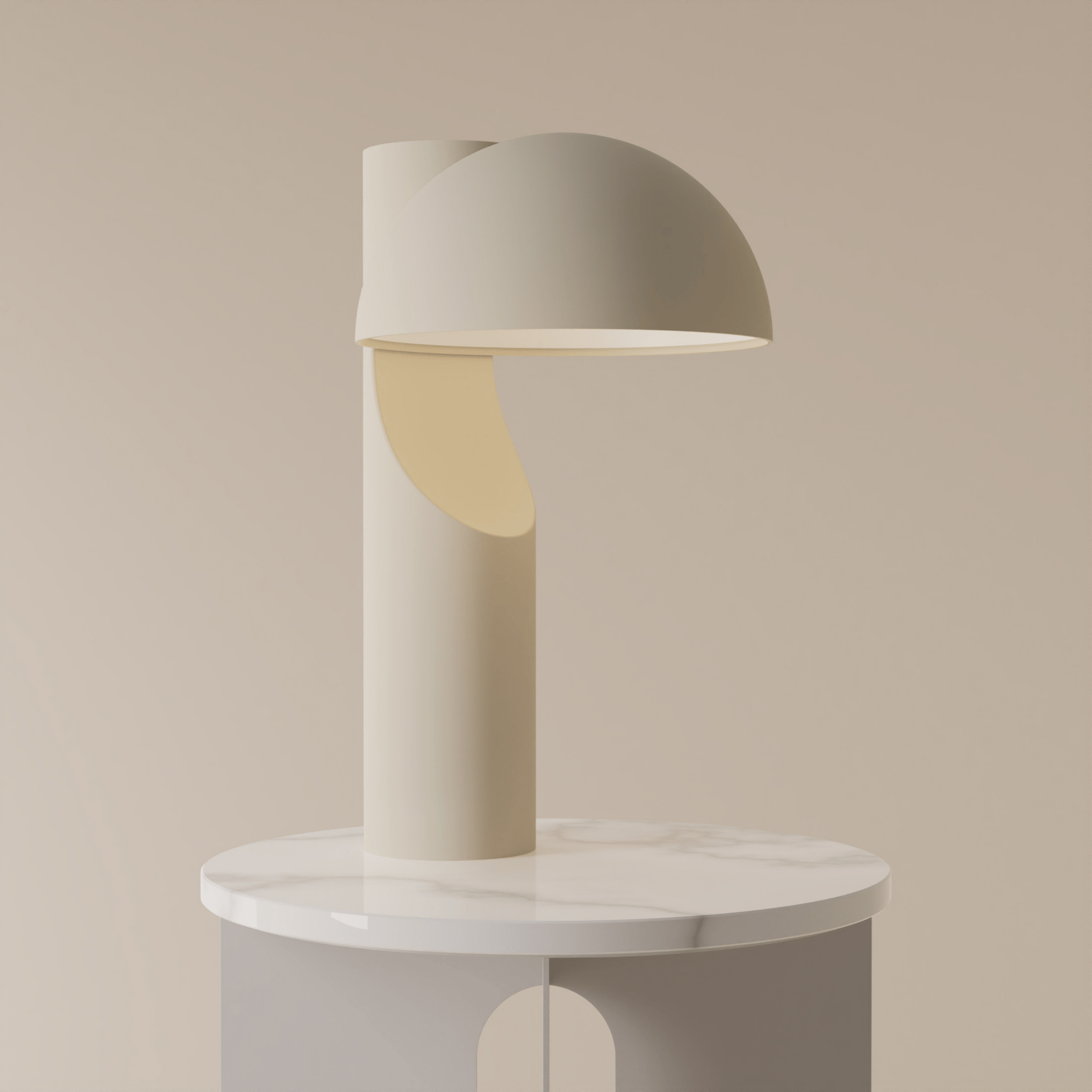 Arcora Minimalist Table Lamp-Neutral Decor
