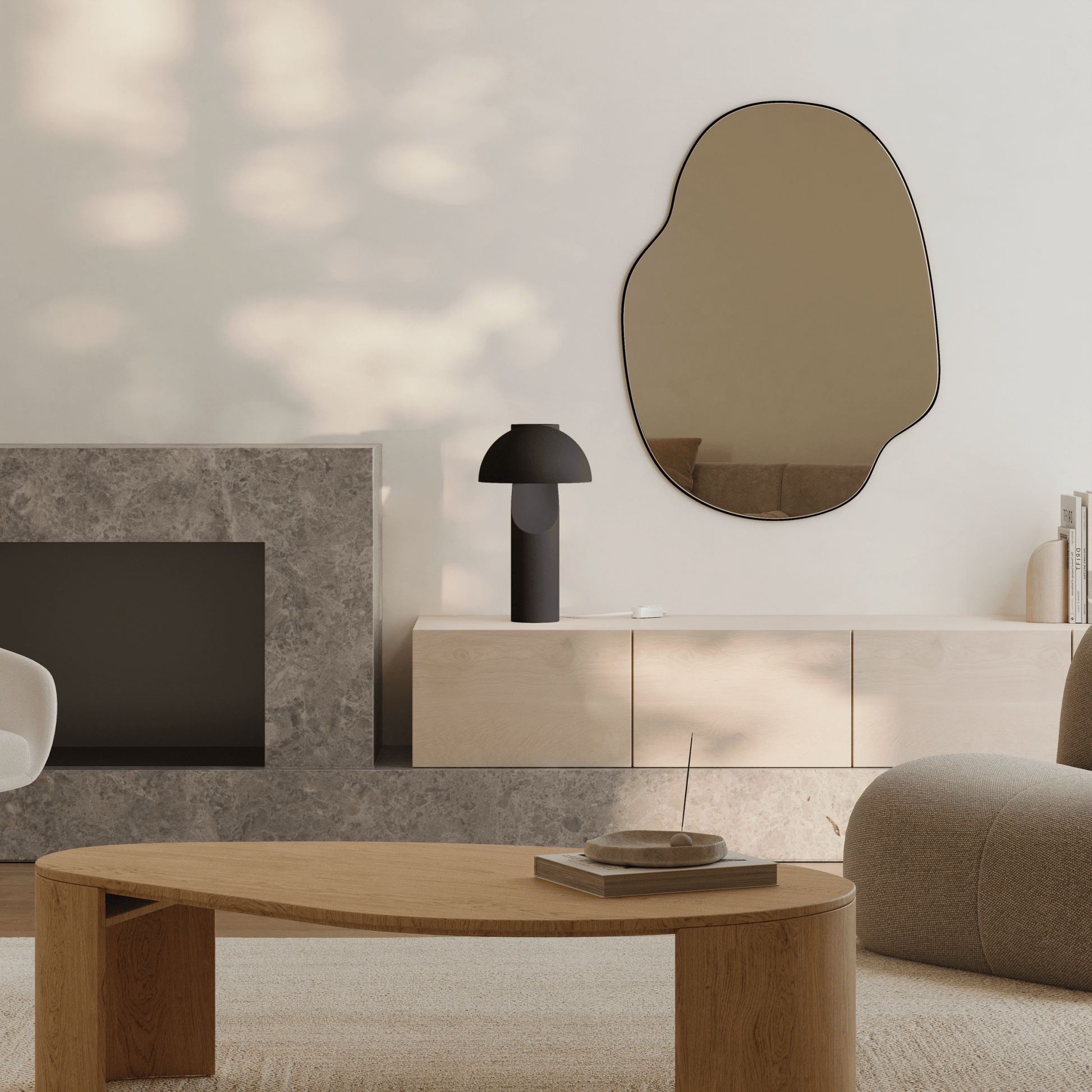 Arcora Minimalist Table Lamp-Neutral Decor