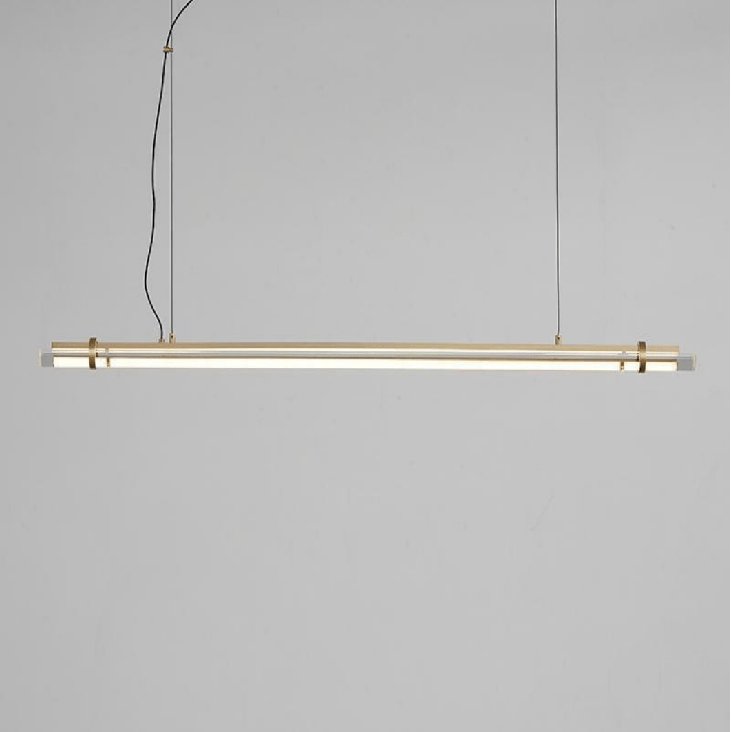 Gleam Bar Linear Pendant Lamp-Neutral Decor